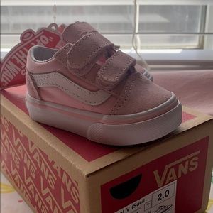 Vans Suede chalk pink shoes Size 2